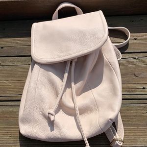 Talbots genuine leather backpack